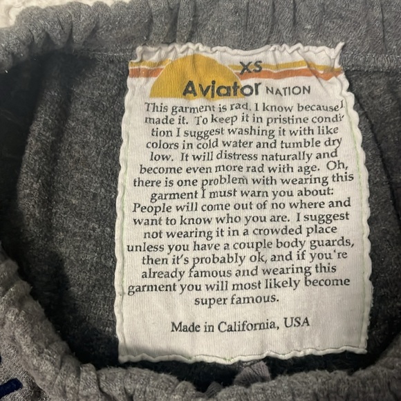 Aviator Nation sweatpants - Picture 2 of 4